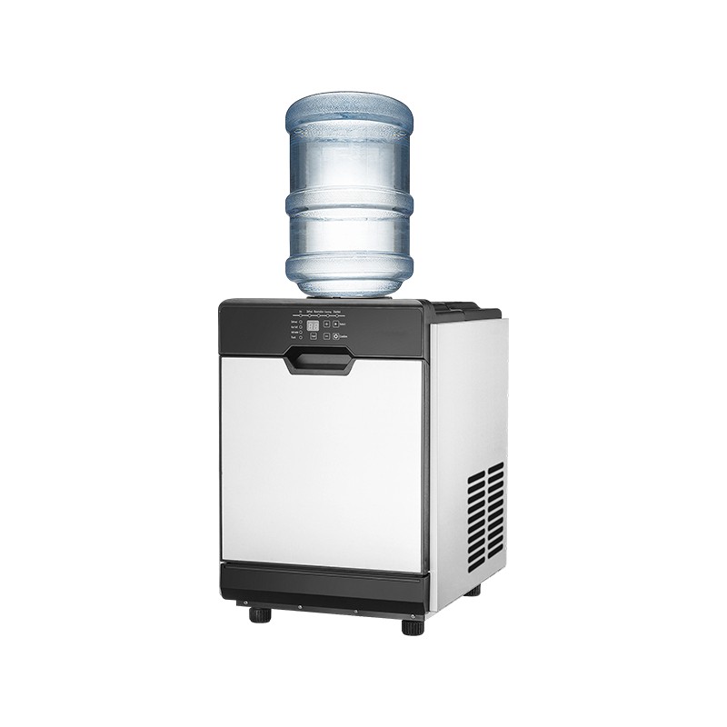 SKF-K80FT 30 كجم / 24 ساعة ماكينة صنع الثلج بمياه الصنبور وزجاجات الرغوة الشاملة